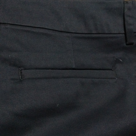 New Lee straight leg casual work navy blue stretch mid rise pants, size 12 M - Picture 8 of 8